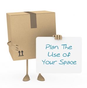 Plan the use of your space.